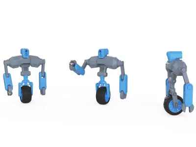 Robot 3D model 14