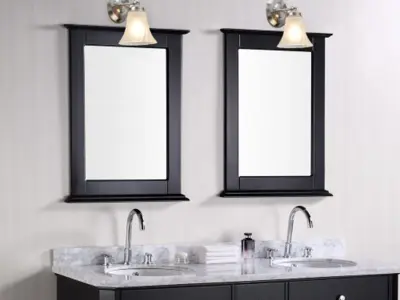 Light Satin Nickel Bath Bar Free 3D model