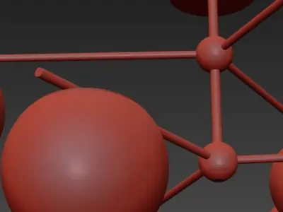 Modern Flush Mount Lighting 3D model