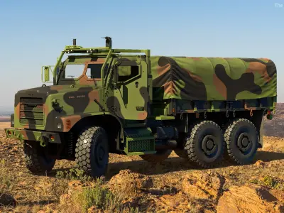  Cargo Truck OshKosh MTVR MK23 with Tent 