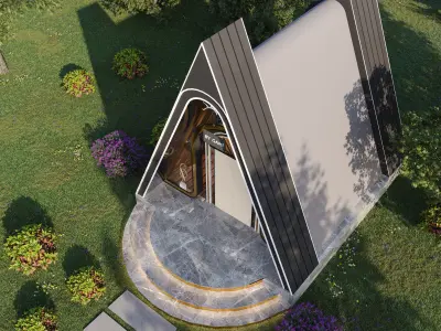  SPECIAL BUNGALOV HOUSE DESIGN MODEL 3D model