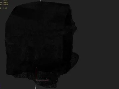 Mountain Hengshan - Cliff 02 3D model