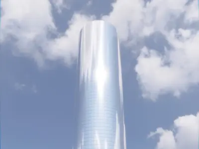 Parametric Building 1b10 3D model