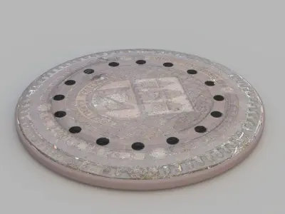 Sewer Grate 03 3D model