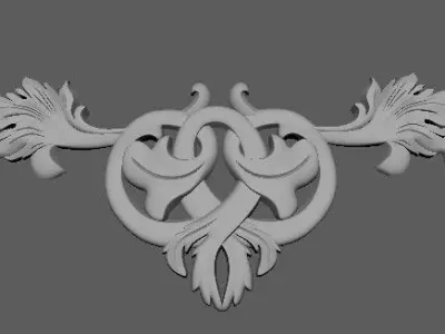 dekor ornament 3D model 91