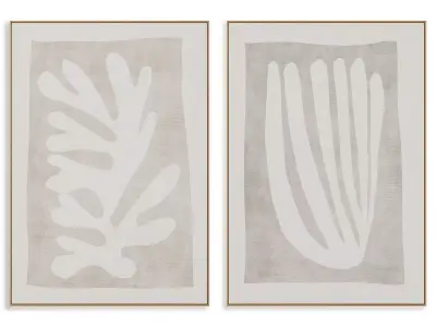Abstract Painting Frame set 3D model 590