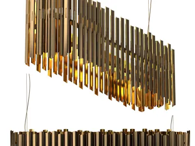 Facet Lozenge Pendant 3D model