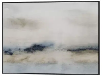 Set of 3 Abstract Paintings in Frames 3D model 139