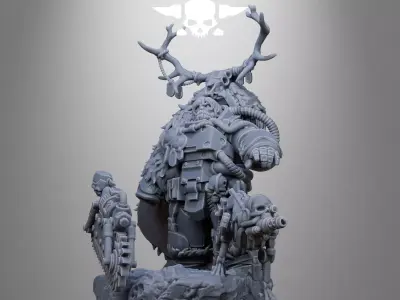 Techno Savage Druid 3D print model