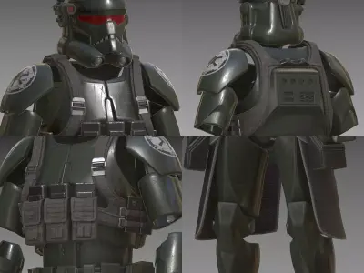 Shadow ARC Commander One12 Scale Custom STL Files 3D print model