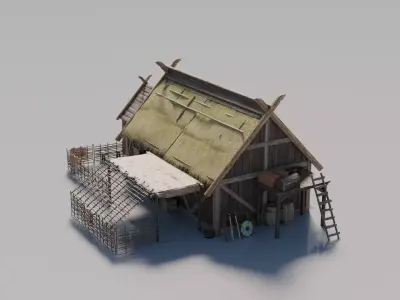 Nordic house 8 3D model