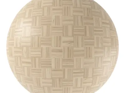 Parquet - Laminate - Wooden floor 4 in 1 3D model 12