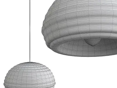 Splugen Brau Pendant Light Low-poly 3D model