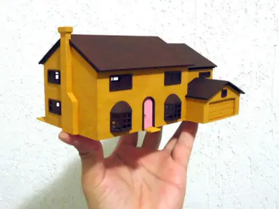 The Simpsons House 3D print model