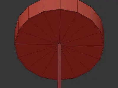 PENTA pendant light with square shape 3D model