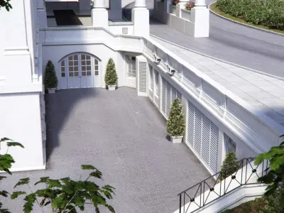  White House Area Scene 