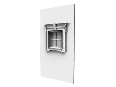 Classic 3 window 3D model