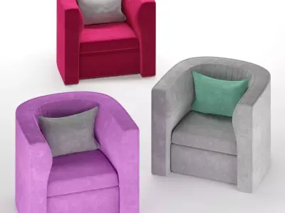 Holly Hunt ArmChair Free 3D model