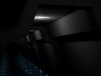 Sci Fi Interior 3D model