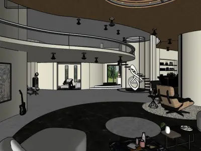 Iron man House Inerior - Remake 3D model