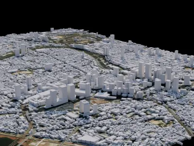 Osaka - Japan 3D model