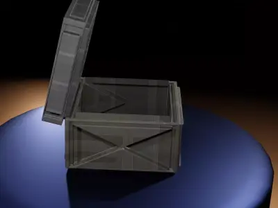 Sci Fi Storage Box  Futuristic 3D Model 3D model