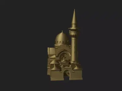 King Charles The First Mosque in Constanta 3D print model