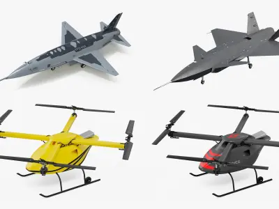  UAV Rigged for Maya Collection 3 