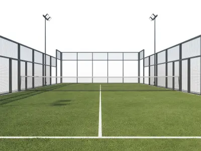 Padel Court 3D model