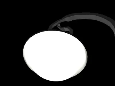 Street light PBR low-poly game ready Free low-poly 3D model