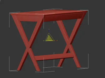 Writex Desk Black 3D model