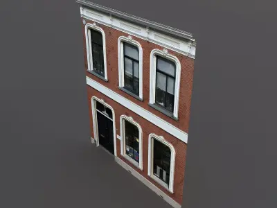 Apartment House 57 Low Poly 3d Model 3D model