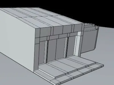 house Low-poly 3D model 45