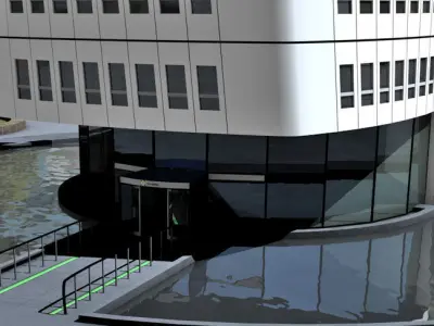 Turning Torso Skyscraper Building 3D model