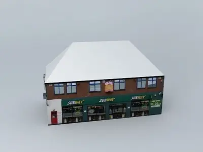 Subway Elland Road Free 3D model