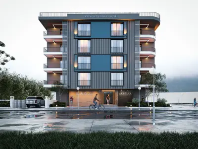 Simple apartment project 3D model
