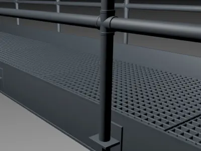 C4D catwalk 3D model