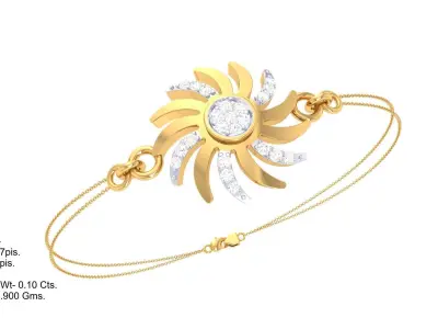 Light Weight Small Bracelet 4 3D print model