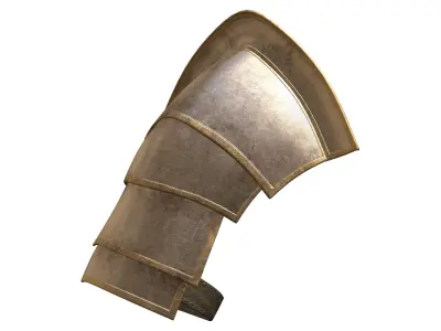 Roman Soldier Shoulder Guard Low-poly 3D model