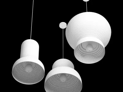 Jaime Hayon Formakami pendant lamp set 3D model