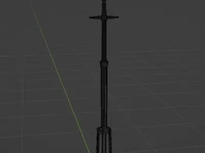 Outdoor Lamp Free low-poly 3D model