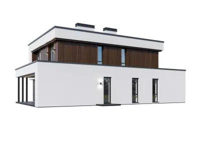 Modern V154 with BLENDER file 3D model