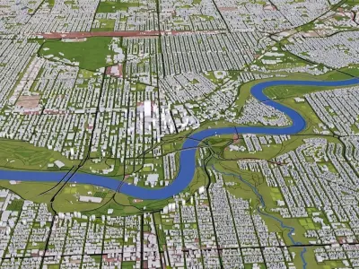 Edmonton City 3D model