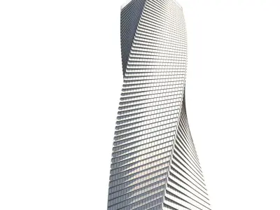 Cayan Tower Dubai 3D model