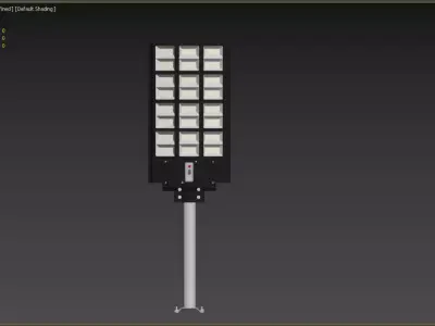 Solar Street Lights Free 3D model