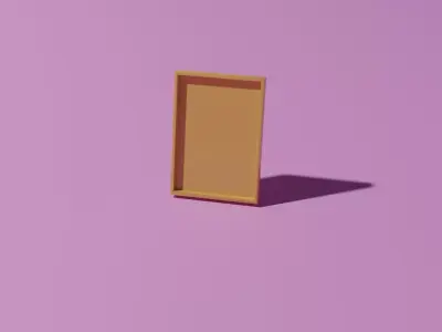 Picture frame 3D model 4