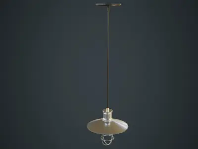 Hanging Lamp 3B Low-poly 3D model