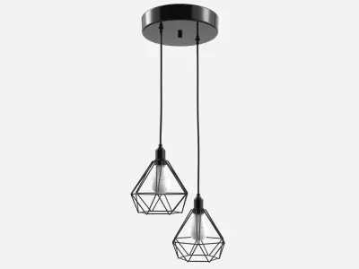 Trybo Wire Pendant Diamond  3D model