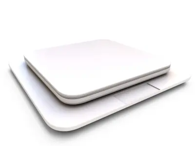 Kitchen Scale with colorful LED lights Low-poly 3D model