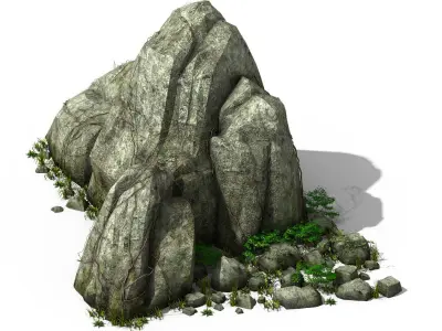 Explore the mountains - Rocks 09 3D model